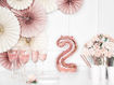 Picture of FOIL BALLOON NUMBER 2 ROSE GOLD 16 INCH